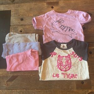Tea Collection tees and leggings, 3T